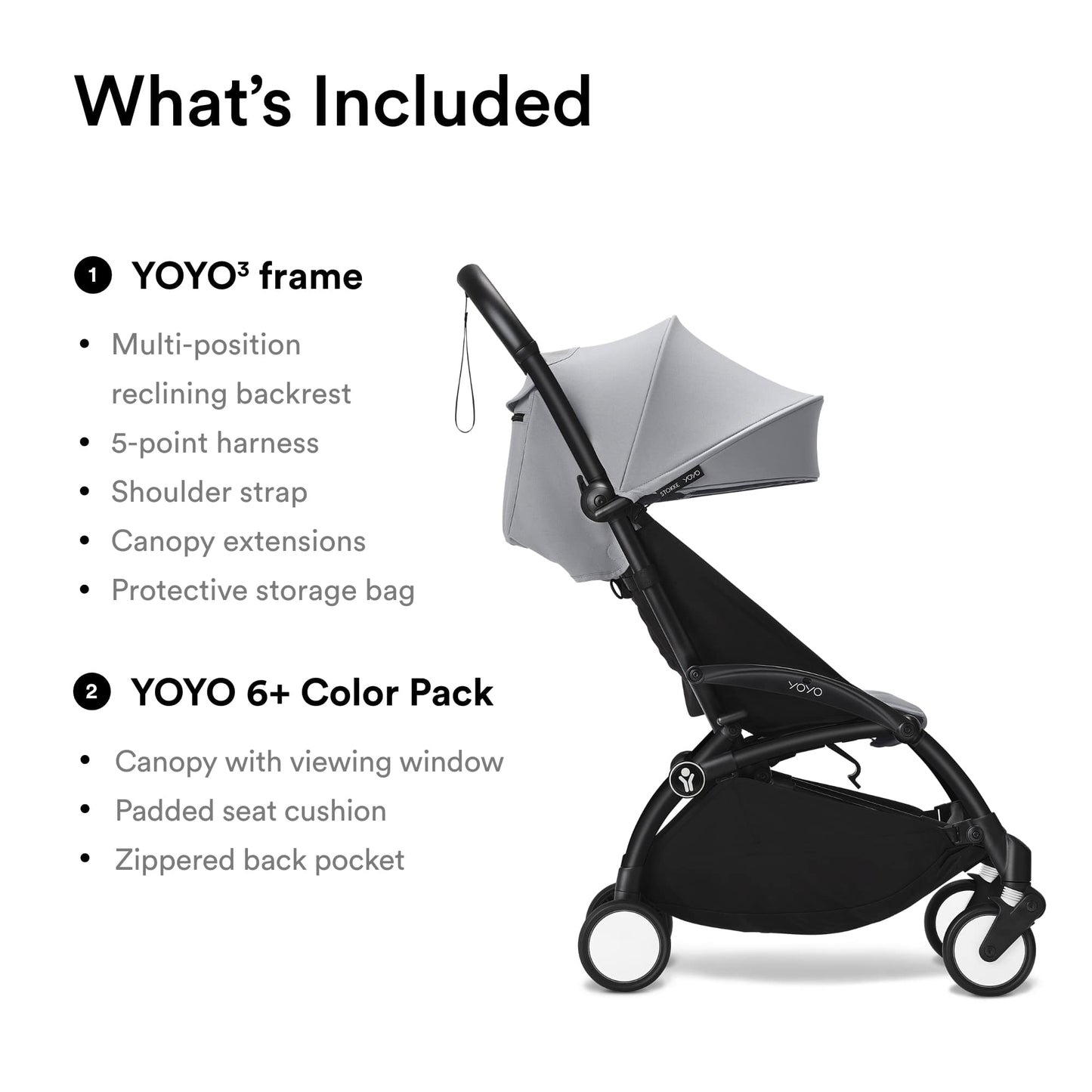 Stokke YOYO3 (complete)/STONE