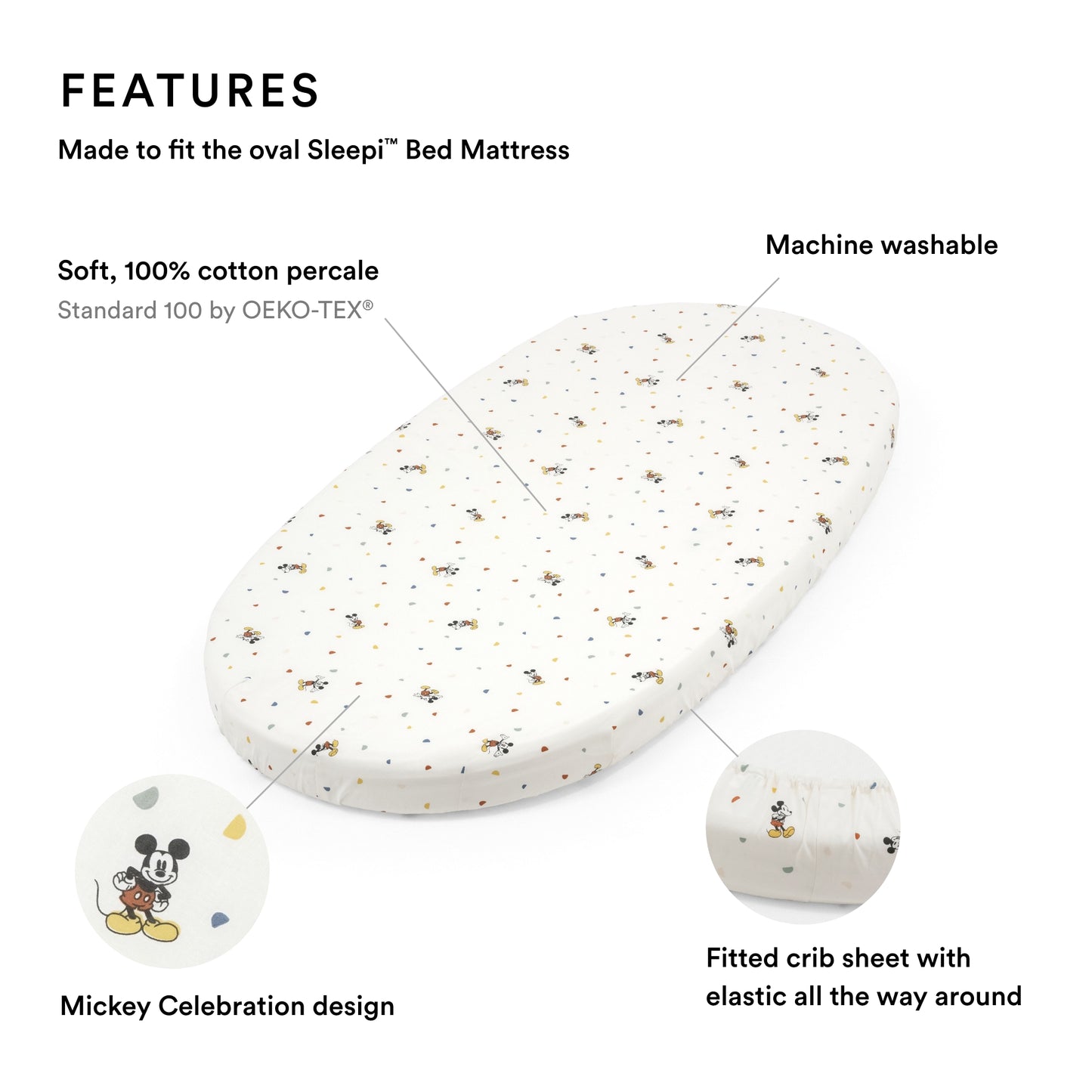 Stokke Sleepi Bed Fitted Sheet v3