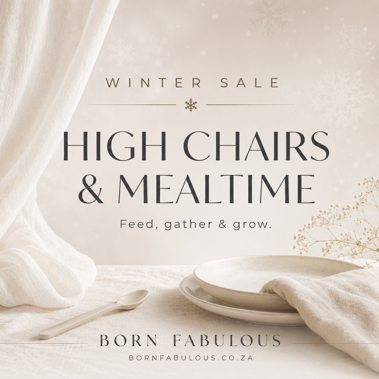 High Chairs & Mealtime
