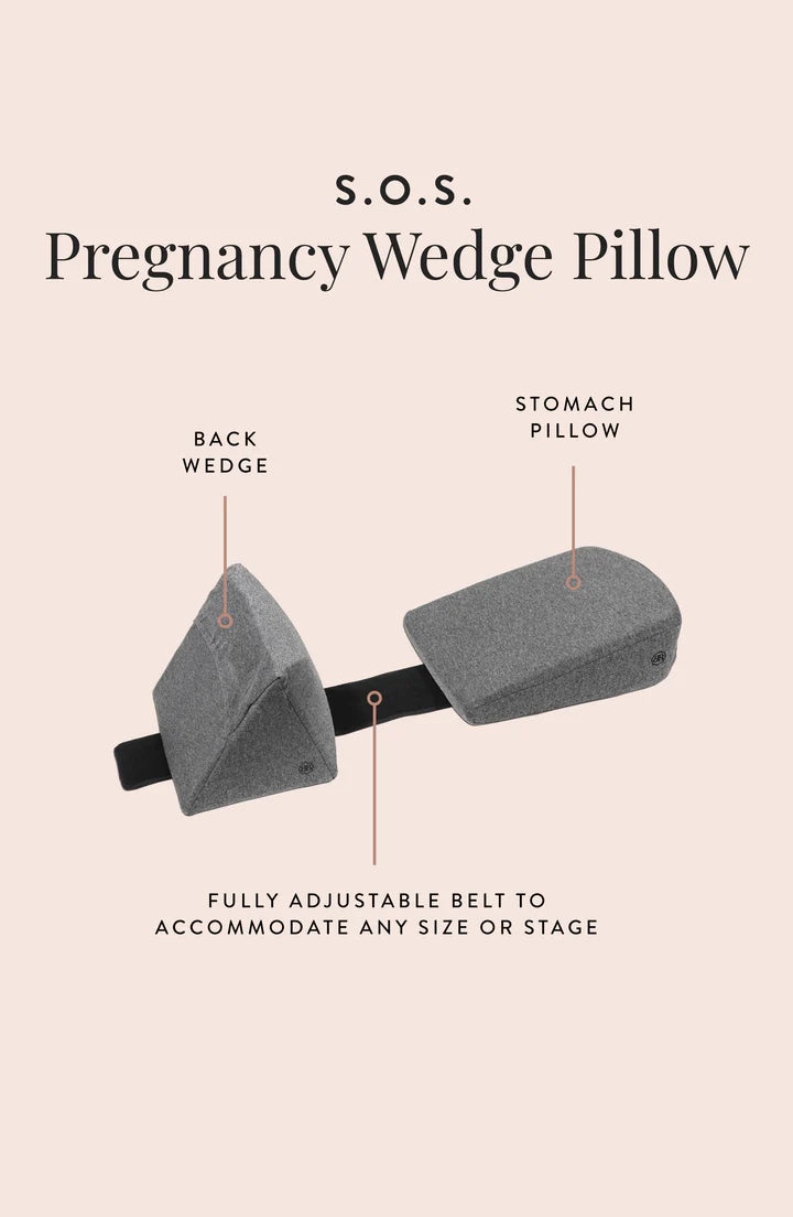 BELLY BANDIT S.O.S. Sleep-On-Side Pregnancy Pillow