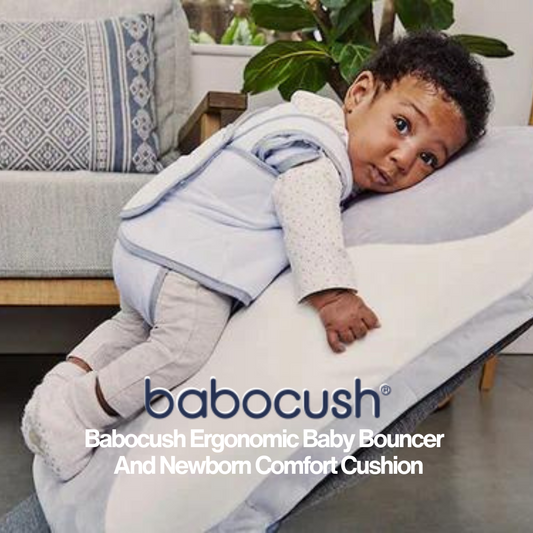 Babocush Ergonomic Baby Bouncer & Newborn Comfort Cushion Promotion/GREY